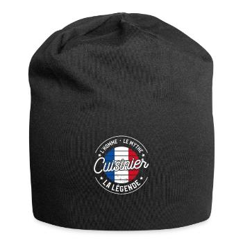 Cuisinier L'Homme Le Mythe La Légende Chef Cuisine - Bonnet en jersey - noir - Devant