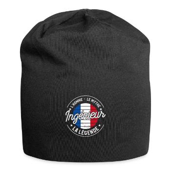 Ingénieur L'Homme Le Mythe La Légende Ingénierie - Bonnet en jersey - noir - Devant