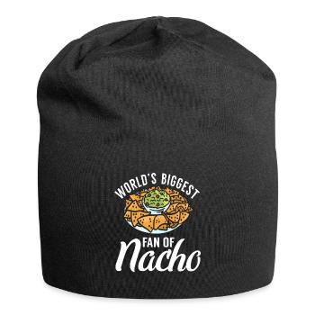 Nacho Lover Nacho Gift Mexican Food - Jersey Beanie - black - Front