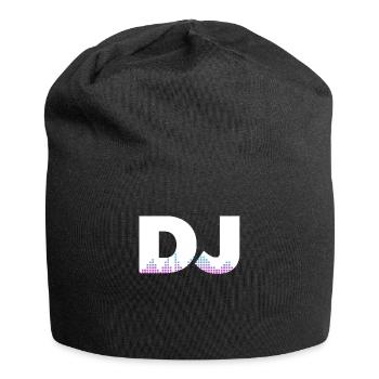 DJ Auftritt Auflegen - Jersey-Beanie - Schwarz - Vorne