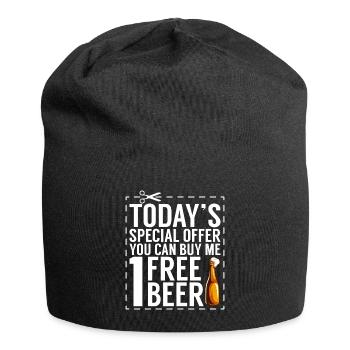 Beer Drinker Beer Gifts - Jersey Beanie - black - Front