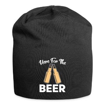 Beer Drinker Beer Gifts - Jersey Beanie - black - Front