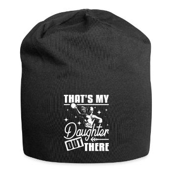 That's my doughter out there handball - Jersey-Beanie - Schwarz - Vorne