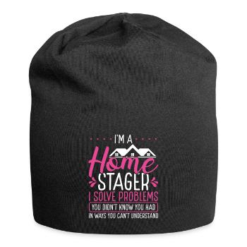 Home Staging solve problems Interior Home Stager - Jersey Beanie - black - Front