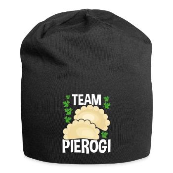 Pierogi Lover Team Pierogi Maker Polish Food - Jersey-Beanie - Schwarz - Vorne