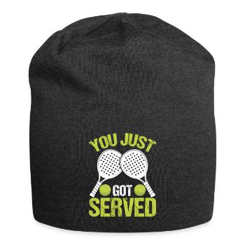 Paddle Tennis Player you just got served Paddle - Jersey-Beanie - Anthrazit - Vorne