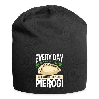 Pierogi Making Every Day est un bon jour pour Pierogi - Bonnet en jersey - noir - Devant