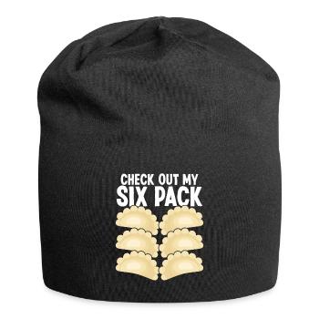 Pierogi Making Check out my Sixpack Polish Food - Jersey Beanie - black - Front