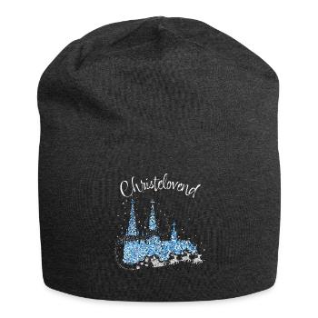 Kölner Dom Fastelovend Colonia Köln Weihnachtstage - Jersey-Beanie - Anthrazit - Vorne