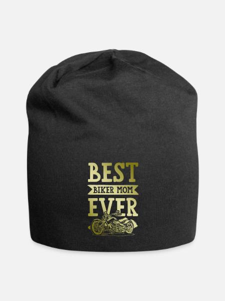 Biker Mom - Jersey-Beanie - Schwarz