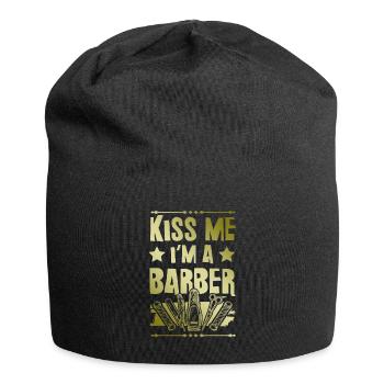 Embrasse-moi Barbier - Bonnet en jersey - noir - Devant