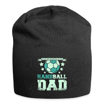 Fête des pères Père Papa Handball Papa - Bonnet en jersey - noir - Devant