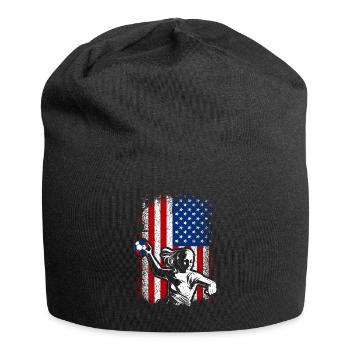 Usa American flag handball 4th of july - Jersey-Beanie - Schwarz - Vorne