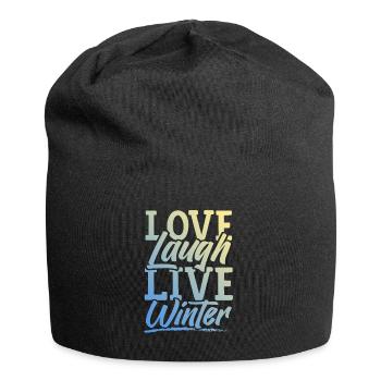 Love Live Winter - Bonnet en jersey - noir - Devant