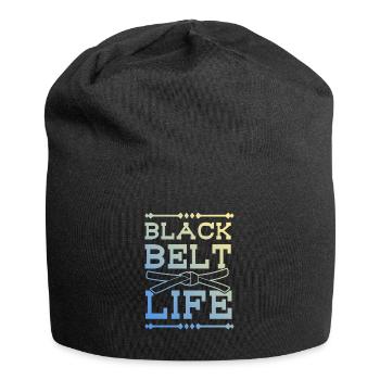 Schwarzer Gürtel Kampfsport - Jersey-Beanie - Schwarz - Vorne