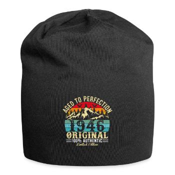 Aged to perfection 1946 original - Jersey Beanie - black - Front
