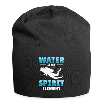 Plongée en apnée Sports nautiques Element - Bonnet en jersey - noir - Devant
