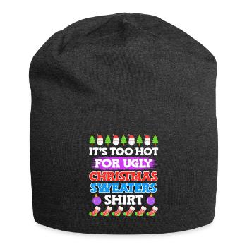 Ugly Christmas - Jersey Beanie - charcoal grey - Front