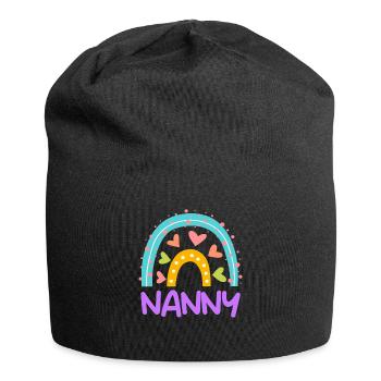 Rainbow Love Je suis assistante maternelle - Bonnet en jersey - noir - Devant
