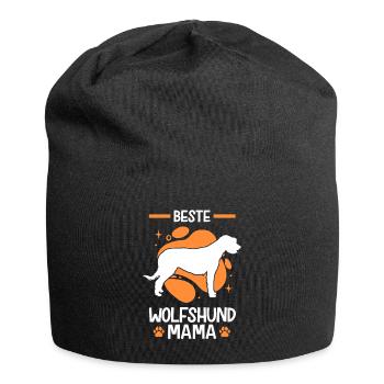 Beste Irischer Wolfshund Mama Irish Wolfhound - Jersey-Beanie - Schwarz - Vorne
