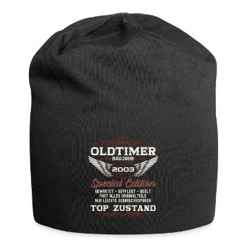 Oldtimer Jahrgang 2003 19. Geburtstag Geschenk fun - Jersey-Beanie - Schwarz - Vorne