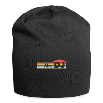 DJ Auftritt Auflegen - Jersey-Beanie - Schwarz - Vorne