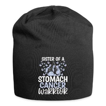 Stomach Cancer Awareness Sister Twins Sibling - Jersey-Beanie - Schwarz - Vorne