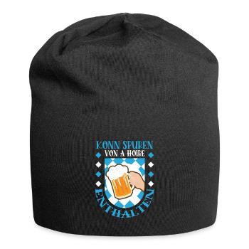 Konn traces of A Hoibe included - Jersey Beanie - black - Front