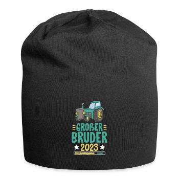 Großer Bruder 2023 Loading - Jersey-Beanie - Schwarz - Vorne