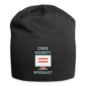 Cybersecurity - IT Security Computer Scientist - Jersey Beanie - black - Front