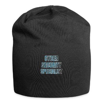 Cybersécurité - Informaticien de sécurité informatique - Bonnet en jersey - noir - Devant