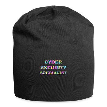 Cybersécurité - Informaticien de sécurité informatique - Bonnet en jersey - noir - Devant