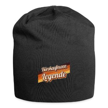 Angestellter Geburtstag als Legende geboren - Jersey-Beanie - Schwarz - Vorne