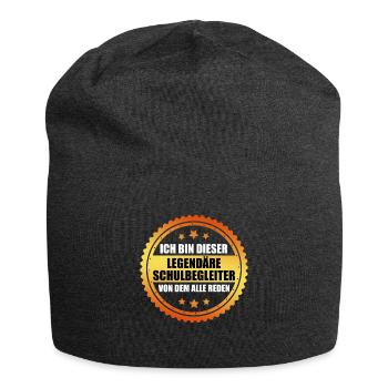 Inclusion Je suis le légendaire compagnon d’école - Bonnet en jersey - charbon - Devant