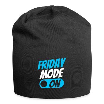 Le mode vendredi un vendredi sarcastique enfin vendredi - Bonnet en jersey - noir - Devant