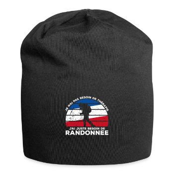 J'ai Juste Besoin De Randonnee - Bonnet en jersey - noir - Devant