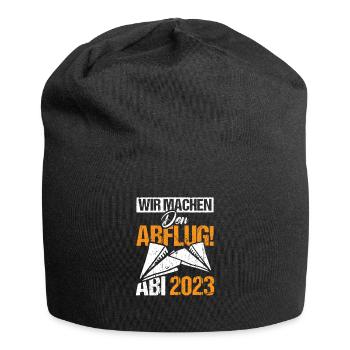 Abi 2023 - Jersey-Beanie - Schwarz - Vorne