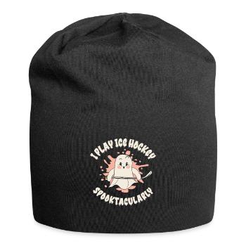 Sports de hockey sur glace Saison d’Halloween Joueur fantôme - Bonnet en jersey - noir - Devant