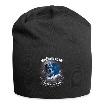 Böser alter Mann - Jersey-Beanie - Schwarz - Vorne