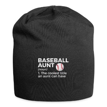 Baseball for Baseball Players - Jersey Beanie - black - Front