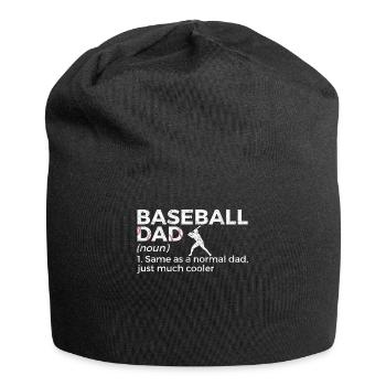 Baseball Für Baseballspieler - Jersey-Beanie - Schwarz - Vorne