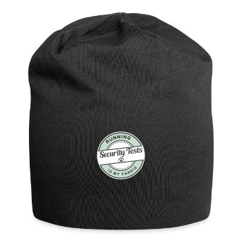 Cybersécurité - Informaticien de sécurité informatique - Bonnet en jersey - noir - Devant