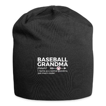 Baseball for Baseball Players - Jersey Beanie - black - Front