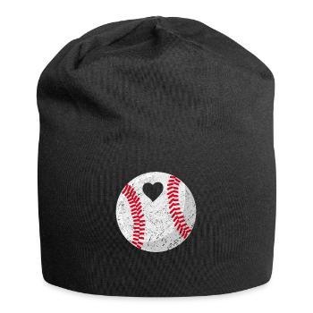 Baseball Für Baseballspieler - Jersey-Beanie - Schwarz - Vorne