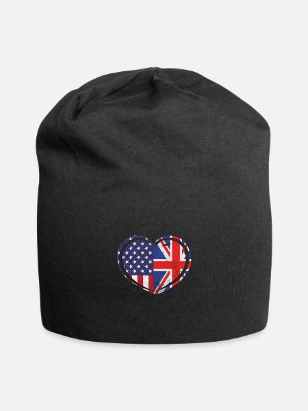 Royaume-Uni États-Unis - Bonnet en jersey - noir