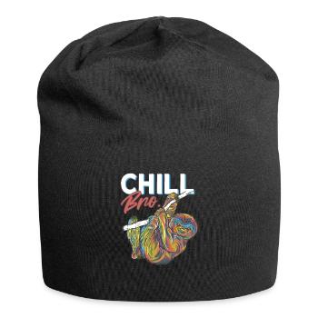Sloth Chill Bro C’est comme ça - Bonnet en jersey - noir - Devant