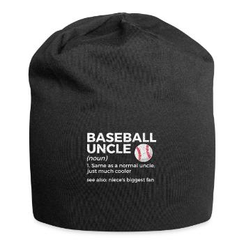 Baseball for Baseball Players - Jersey Beanie - black - Front