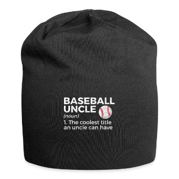 Baseball for Baseball Players - Jersey Beanie - black - Front