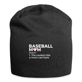 Baseball for Baseball Players - Jersey Beanie - black - Front