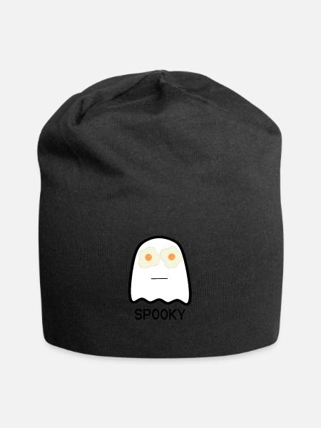 Gespenst - Jersey-Beanie - Schwarz